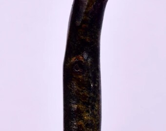 3.9cms GOLDEN BLACK CORAL Polished Peru Natural Jewelry Pendant Vb4