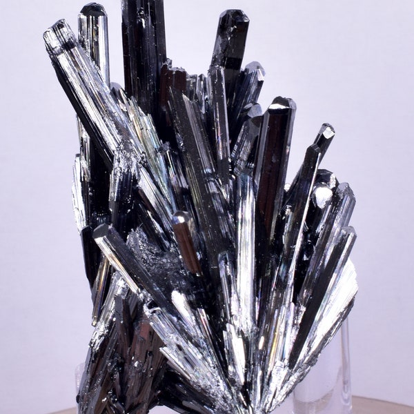 5.5cms STIBNITE CRYSTAL PERU Mineral Specimen Collector M249