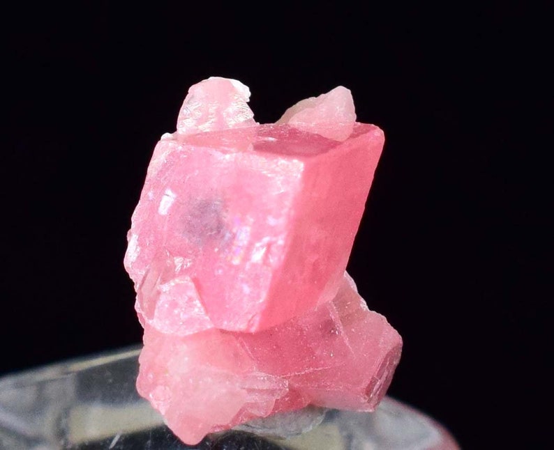 Lot 10 RHODOCHROSITE RHOMBOHEDRAL CRYSTAL Quartz Pyrite Calcite Pasto Bueno Peru Collector Mineral Specimen R28