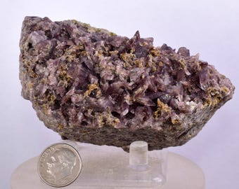 9.5cms 宝石アキシナイト結晶ペルー鉱物標本コレクターオールド