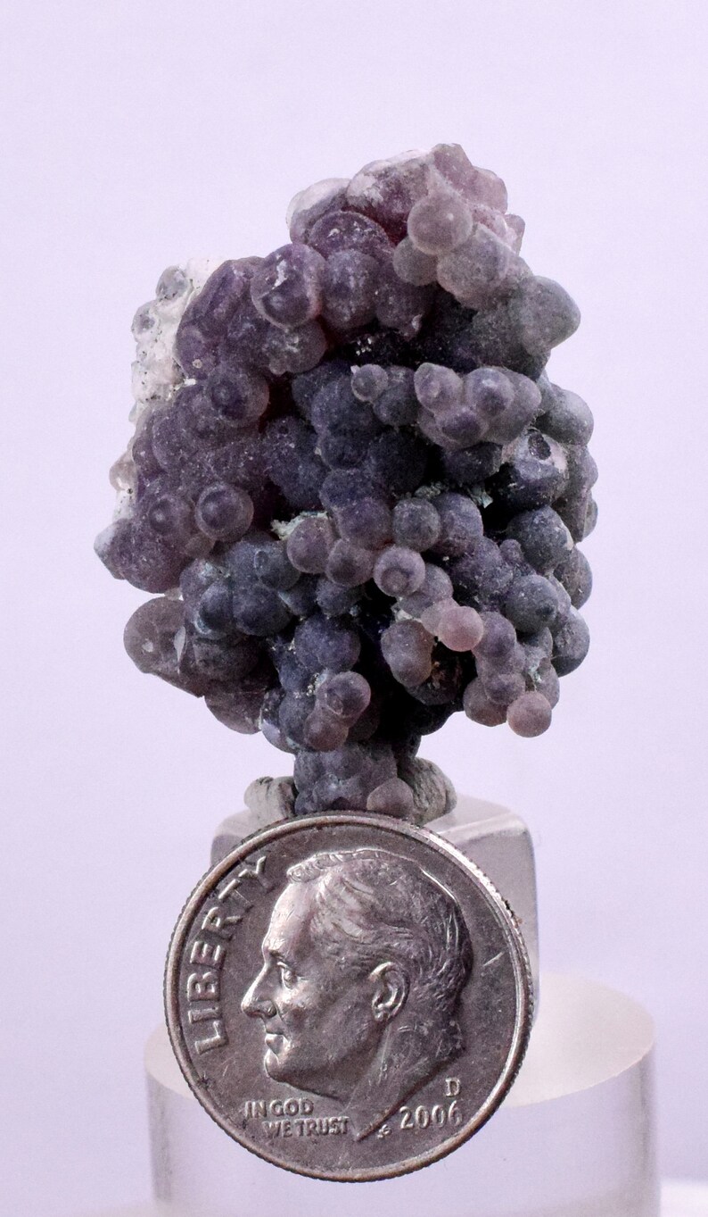 3.3cms AGATE GRAPE BOTRYOIDAL Crystal Chalcedony Quartz Indonesia ...
