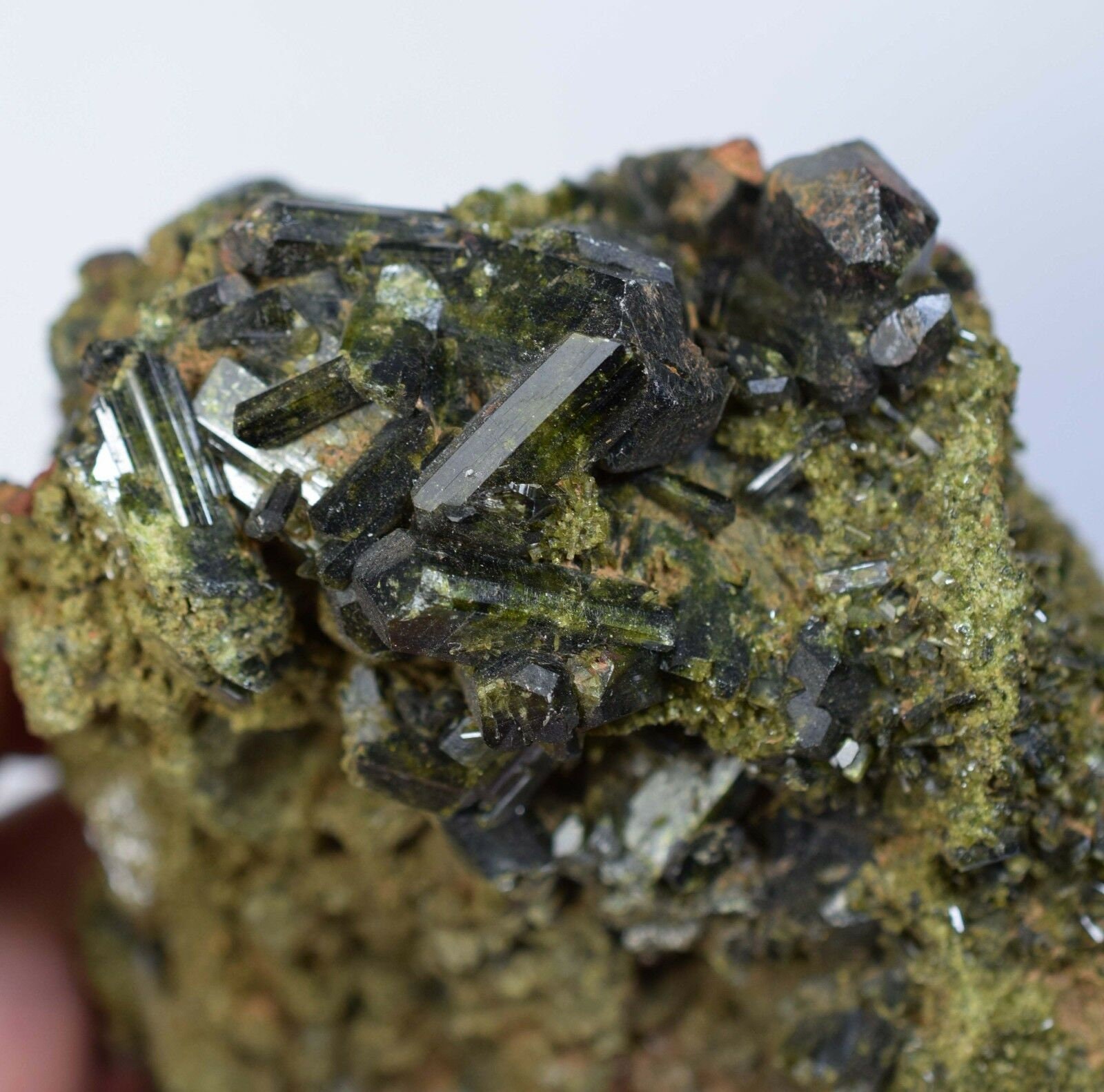 8ms PREMIUM EPIDOTE CRYSTALS Cluster Peru Green Color Mineral | Etsy