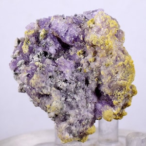 4 cm COQUIMBIT ALUNOGEN KRISTALL Romerit Kopiatit Kalkantit Mineralprov U469