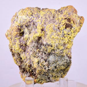 6,7 cm COQUIMBIT ALUNOGEN KRISTALL Romeritkopiatit mineralprov Ub314