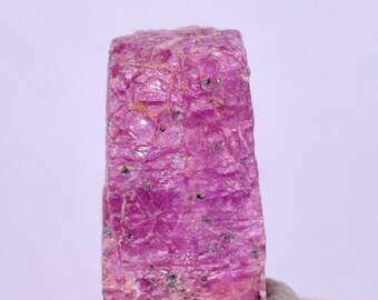 4.5cts RUBY CRYSTAL CORUNDUM Natural Rough Red Tanzania Mineral Specimen Y79