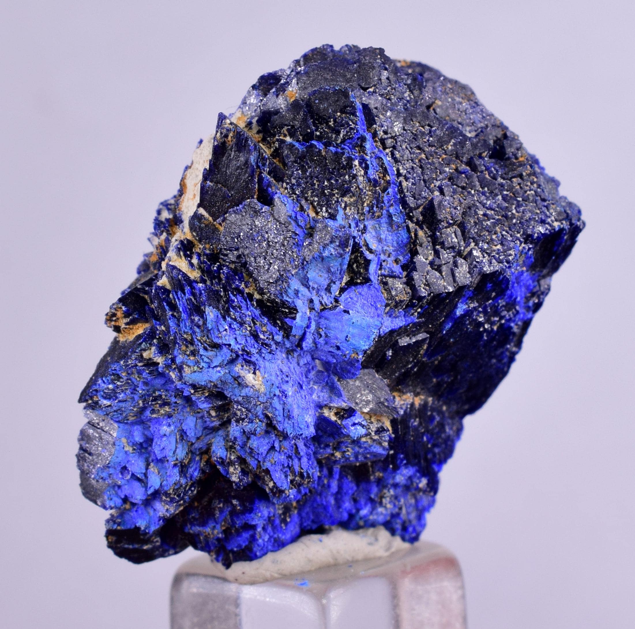 3.1cms GEM AZURITE CRYSTALS Morocco Royal Blue Color Shsrp Shiny