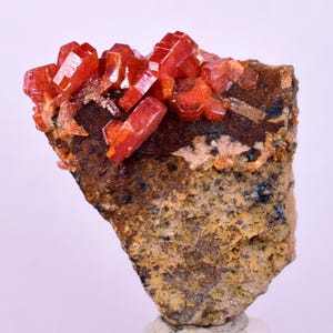 2.8cms VANADINITE CRYSTAL Mibladen Morocco Mineral Specimen W60