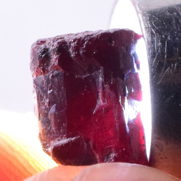 4.5cts PROUSTITE RUBY SILVER Crystals Uchucchacua Mine Peru Mineral Specimen H329