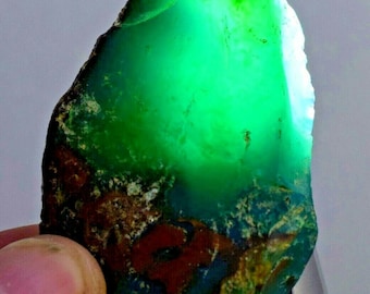 1.1グラム ジェムシリカ クリソコラ ブルーカルセドニー 原石 ペルー