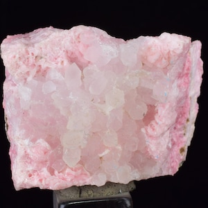 3.2cms RHODOCHROSITE ROSETTE QUARTZ  Pyrite Peru Pink Crystals Collector Mineral Specimen Huanzala Mine R675