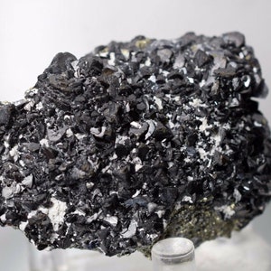 6,1 cm Galena Pyrit Peru Kristalle Cluster Sammler Mineral Probe G74