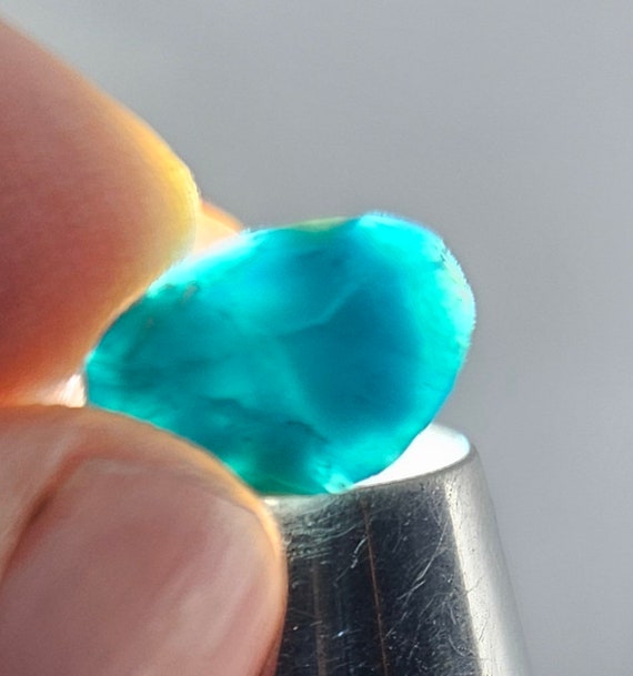 1.5カラット ジェムシリカ クリソコラ 研磨済み ブルーカルセドニー