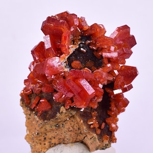 4.2cms VANADINITE CRYSTAL Mibladen Morocco Mineral Specimen W55