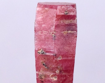 5.5cts RUBY CRYSTAL CORUNDUM Natural Rough Red Tanzania Mineral Specimen Y67