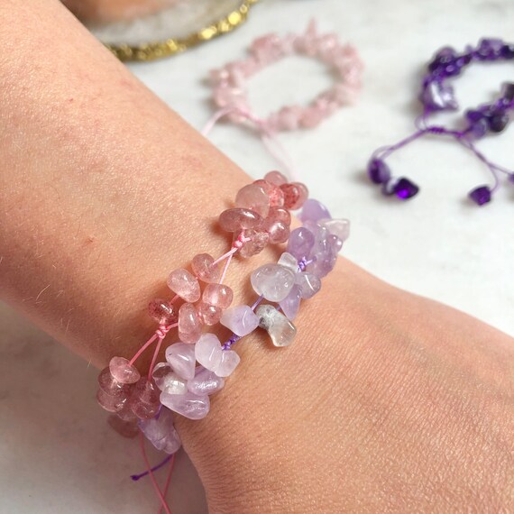 Crystal string bracelets deals