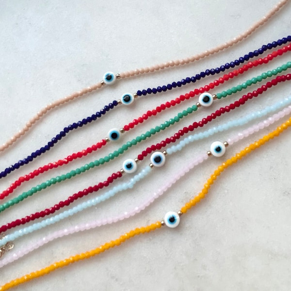 Evil Eye Bead Necklace