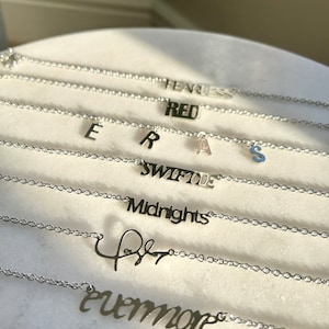 Silver Swiftie Eras Tour Necklace image 9