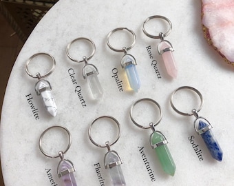 Healing Crystal Keyring