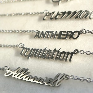 Silver Swiftie Eras Tour Necklace image 2