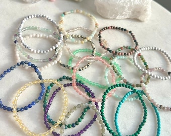 Healing Crystal Gemstone Bracelets