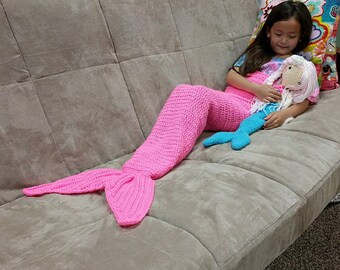 Kids Mermaid Blanket Etsy