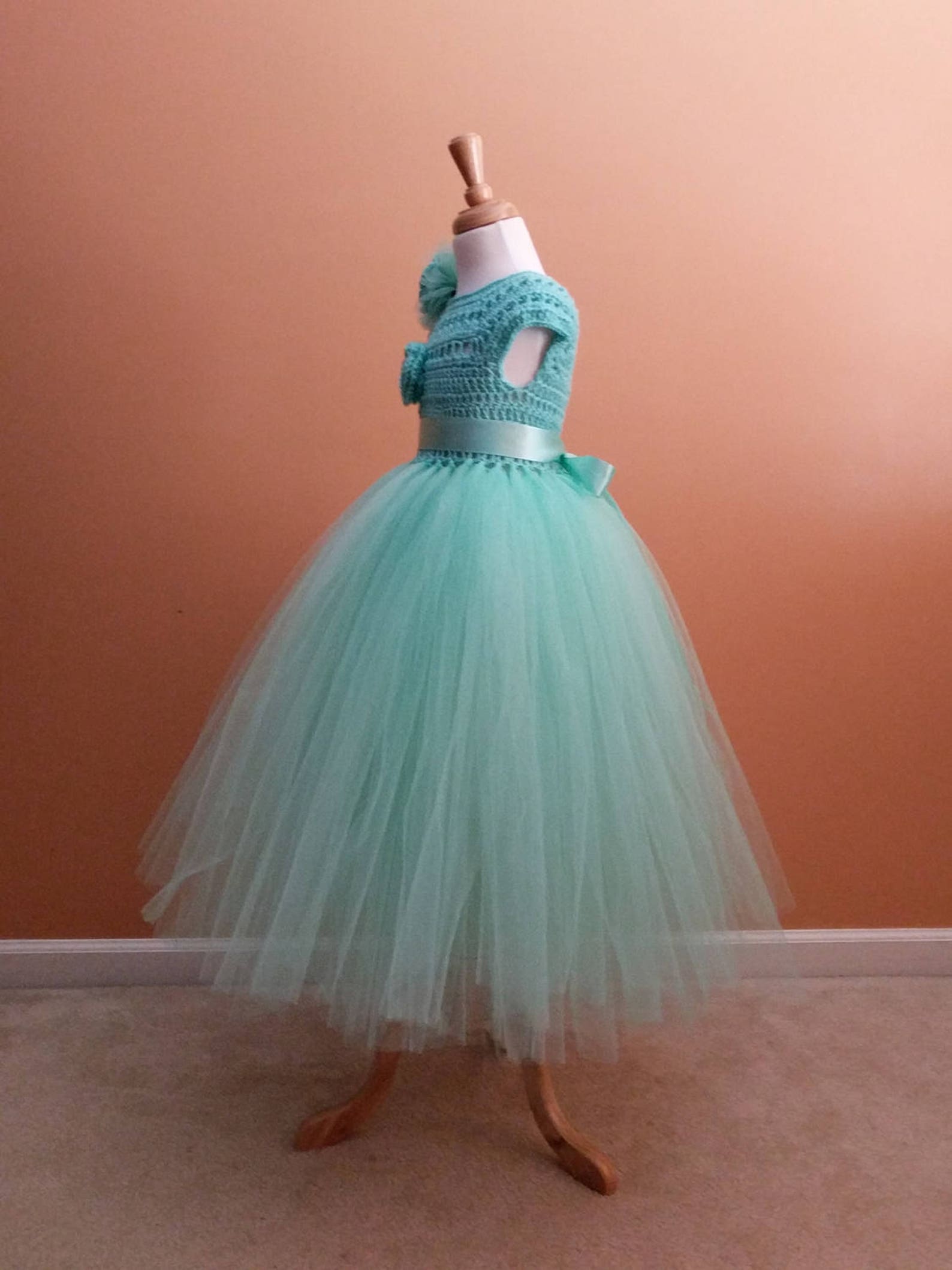 Mint Green Tutu Dress/toddler Tutu Dress/flower Girl Tutu Etsy