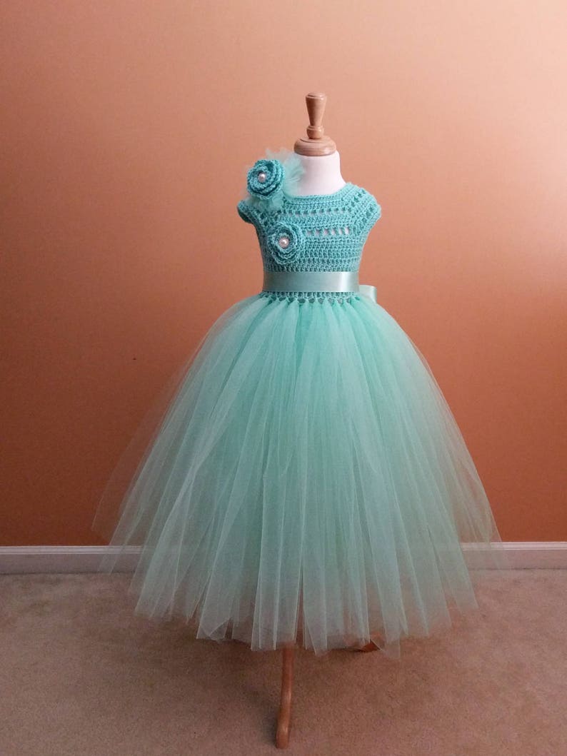 Mint Green Tutu Dress/toddler Tutu Dress/flower Girl Tutu Etsy