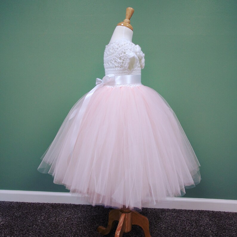 Blush Pink Tutu Dress/Blush Flower Girl Tutu Dress/Toddler Etsy