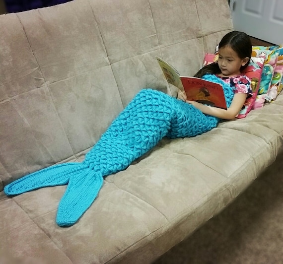 So Soft Custom Order Your Hand-crocheted Mermaid tail blankets adult ANY color combo you choose childteen and GODDESS sizes Preschool