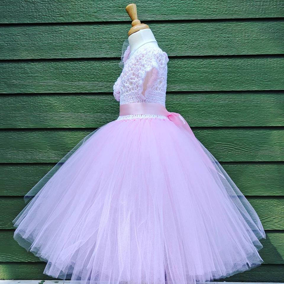Pink Flower Girl Dress/Pink Tutu Dress/Toddler Tutu Etsy