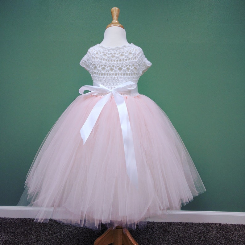 Blush Pink Tutu Dress/Blush Flower Girl Tutu Dress/Toddler Etsy