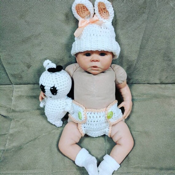 Newborn crochet bunny outfit pattern Clearance