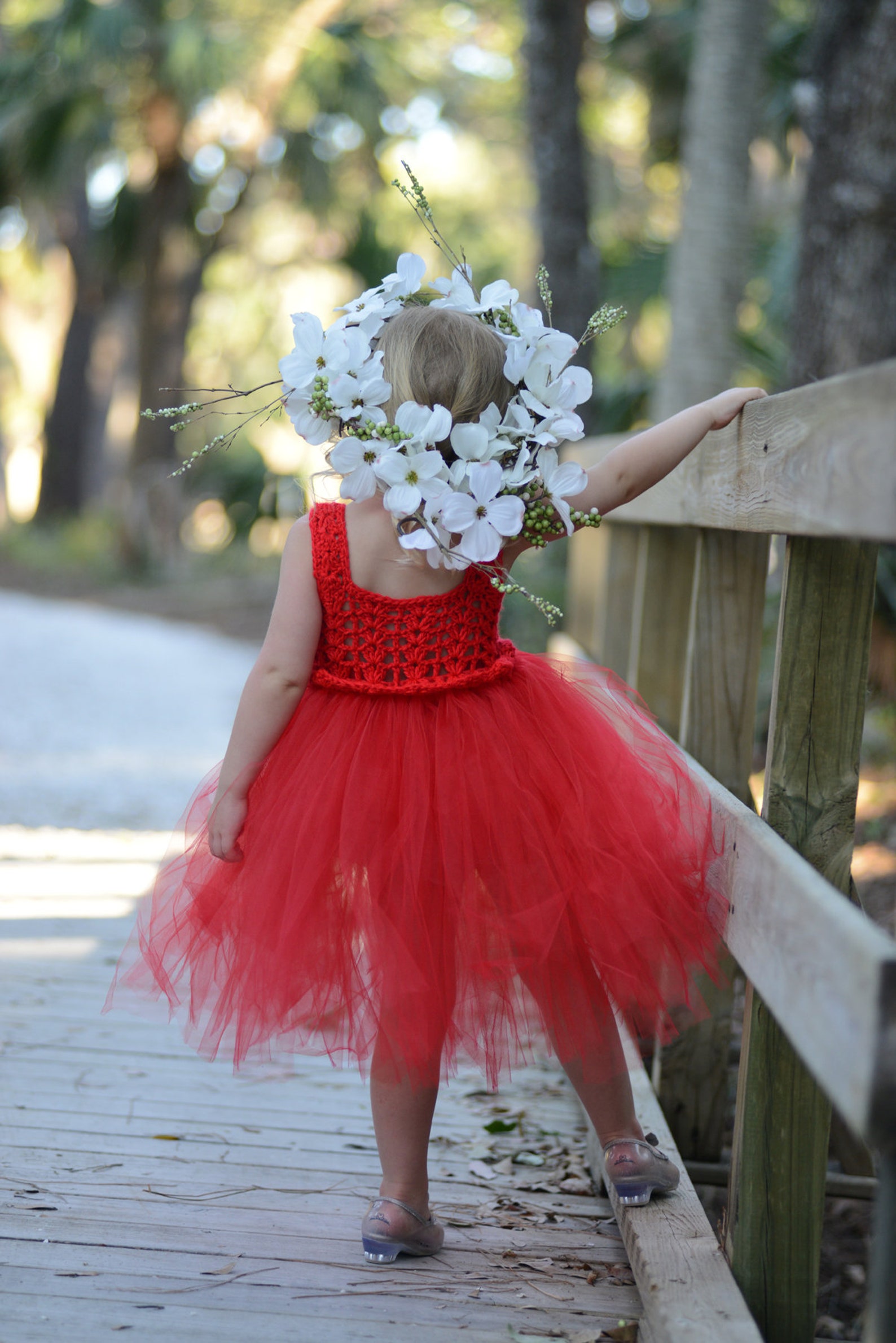 Red Flower Girl Dress/red Tutu Dress/red Toddler Tutu Etsy