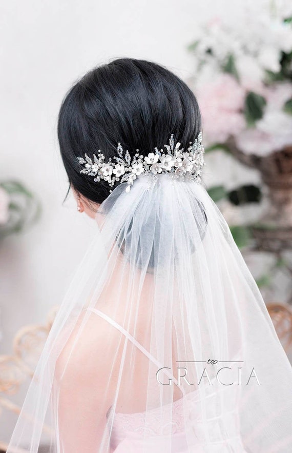 Wedding Veil Comb Pearl Hair Comb Hair Vine Wedding Veil and - Etsy Wedding Veil Comb Pearl Hair Comb Hair Vine Wedding Veil and - Etsy