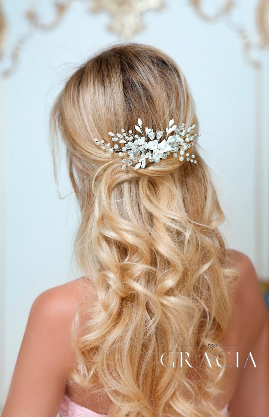 Bridal Hair Comb Wedding Comb Bridal Comb Pearl Hair Comb Wedding Hair
