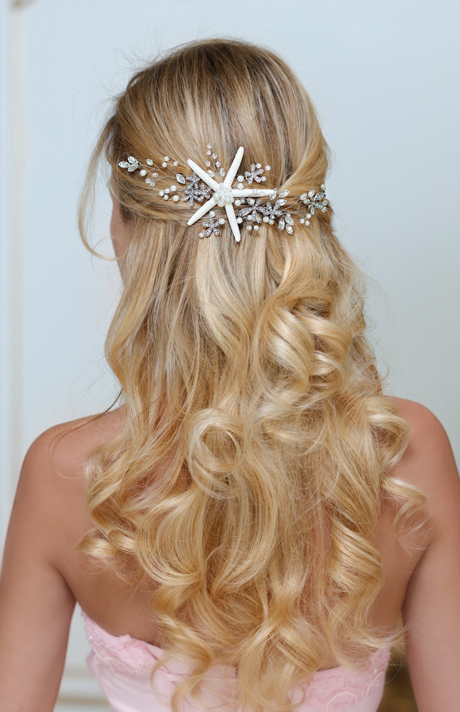 Starfish Hair Vine Beach Wedding Hair Accessories Starfish Crown Beach Starfish Hair Vine Beach Wedding Hair Accessories Starfish Crown Beach