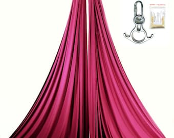 Kit Pro Aerial silks - with climbing eight with horns and carabiner