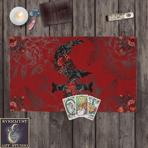 Altar Cloth Tarot Cloth Lilith Goddess Symbol Altar Decor