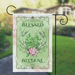 Beltane Garden Flag - Spring Summer Pagan Wicca Witch Yard Decoration