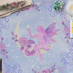 Tovaglia per altare, tovaglia dei tarocchi, tovaglia per altare fatato, tovaglia per altare fatato, magia fatata, altare della fede fatata, regalo fatato della lavanda
