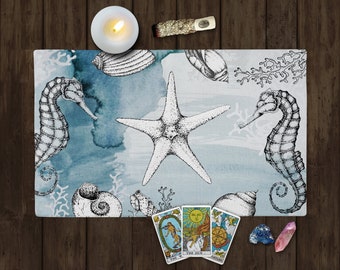 Altar Cloth Ocean Sea Witch Tarot Cloth