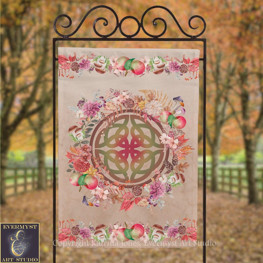 Celtic Mabon Fall Harvest Equinox Pagan Garden Yard Banner Flag - Etsy