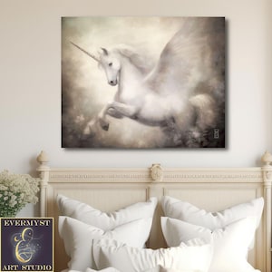 Unicorn Pegasus Art Print