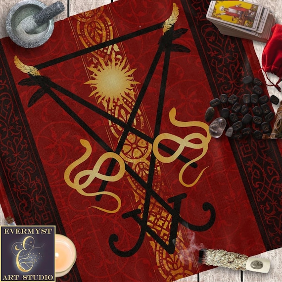 Altar Cloth | Lucifer Symbol