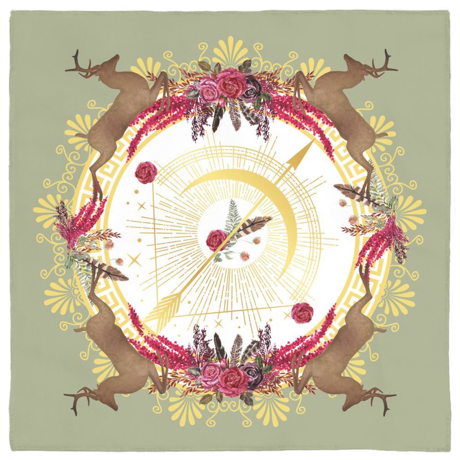 Goddess Artemis Altar Tarot Cloth Tarot Cloth Fall Autumn Etsy