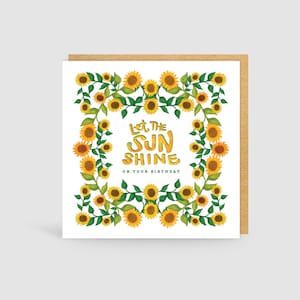 Let the Sun Shine! Birthday Card