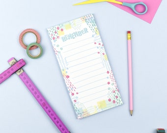 Remember Note Pad - Etsy