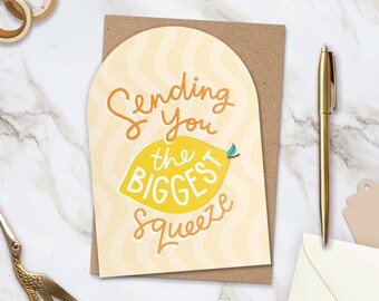 Sending You The Biggest Squeeze Card: Friendship, Sympathy (A6)