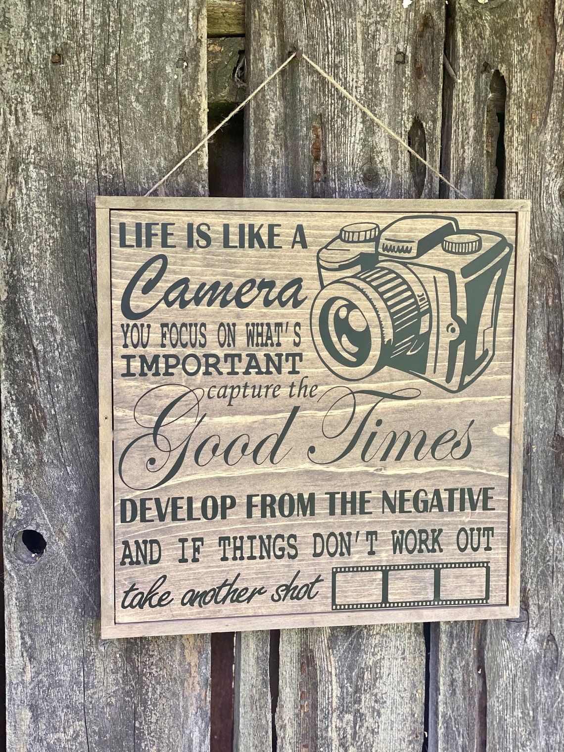 Hippy Hippy Decor Boho Decor Wooden Sign Living Room Etsy