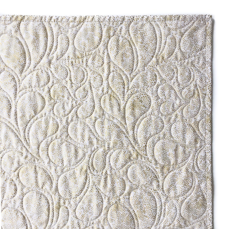 TAPESTRY in NATURAL Tummy Time Quilt rifle paper quilt floral blue tummy time mat heirloom baby gift Rifle Paper Co Canvas Baby Quilt